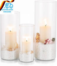 Kerzenhalter Glas Set
