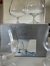 4 Cognacschwenker /  Cannes Bleikristall / Cognacglas / 41 cl / Orig.verpackt