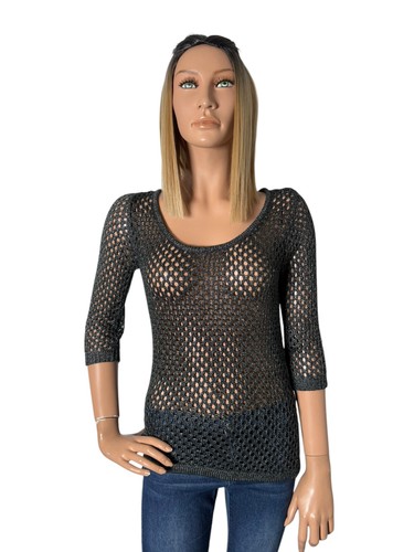 Vila strickpullover grau