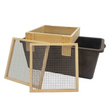 Rüttelsieb mit Auffangwanne