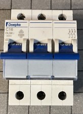 Doepke DLS 6i C16-3 Leitungsschutzschalter 10kA, 3-Polig, C-Charakteristik, 16A