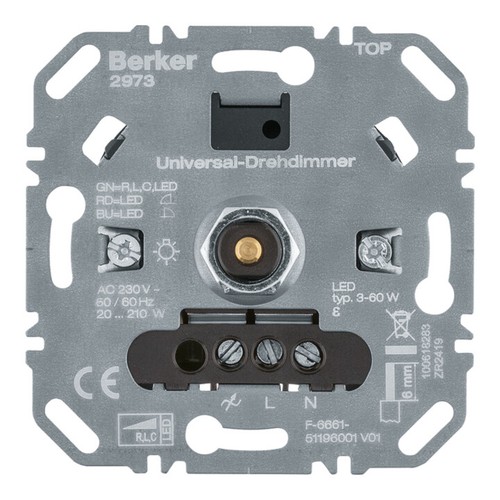Berker uni drehdimmer l c - berker, (r