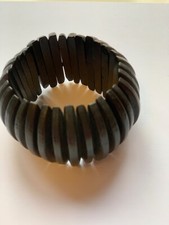 Schmuck Modeschmuck Armreif Holz, Durchmesser innen 55mm Dicke 45mm