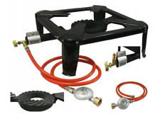 Gaskocher Hockerkocher Campingkocher Gasbrenner Wok 7,5kW Schlauch Druckminderer