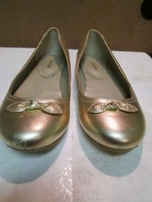 Lands End Gold Leather Ballett