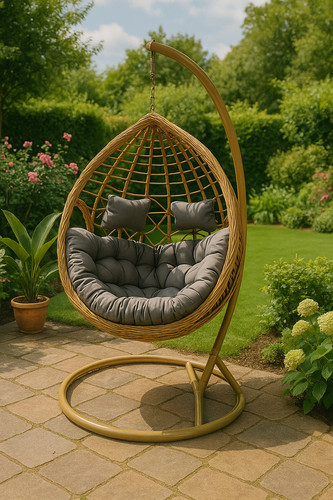 Polyrattan hängesessel - polyrattan,