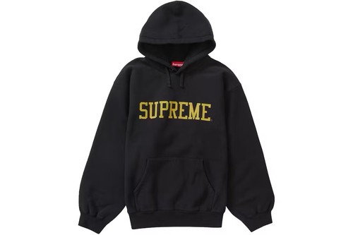 Supreme hoodie schwarz gold - schwarz,
