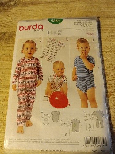 Burda 9384 baby - 9384, overall