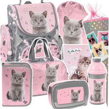 Katze Cat  Schulranzen Set