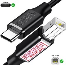 USB-C auf USB B 2.0 Scanner Druckerkabel Canon i250, i320, i350, i355, i470 i550