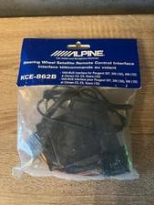 Alpine KCE-862B Lenkrad Fernbedienung Adapter Peugeot und Citroen Neuwertig