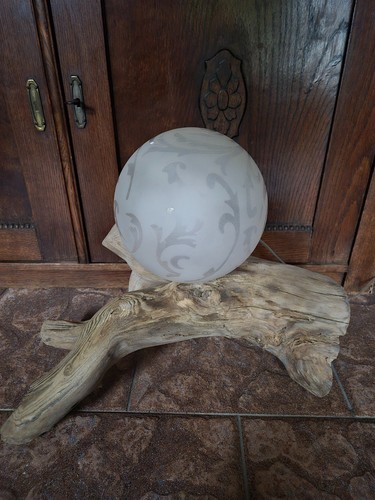 Lampe unikat holzlampe - lampe,
