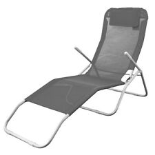 Bäderliege anthrazit Relaxliege Sonnenliege Saunaliege Klappliege Kippliege