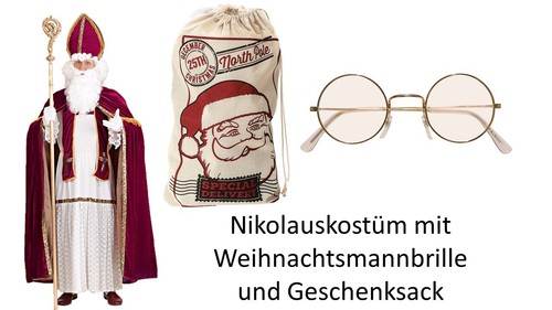 Nikolaus kostüm bischof - kostüm,