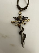 Schwert Mit Drachen Halskette