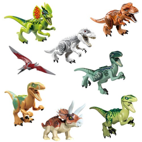 Pcs dinos fit jurassic world - 8,