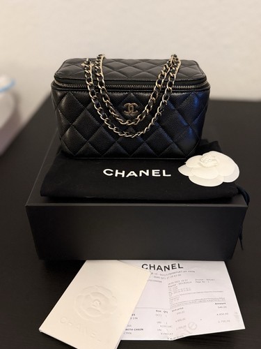 Chanel vanity case black - vanity,
