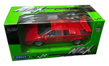 Automodell Lamborghini Countach LP 5000 S 1982 WELLY NEX Metall Öffnbar 11 Cm