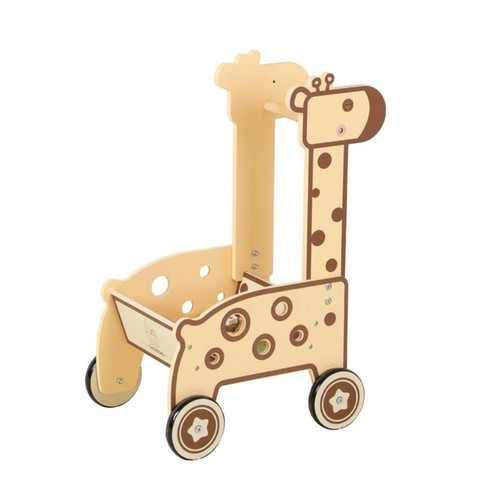 Holz giraffe kinderwagen - holz,