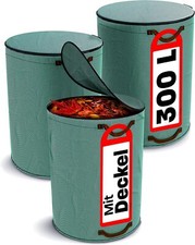 3 Gartensack mit Deckel 300 L