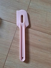 🌱 Vintage Top-Schaber Teigschaber rosa stabiler Teigspatel Rarität Tipperware🌱