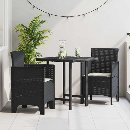 4er set poly rattan - set,