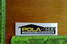 Alter Aufkleber Modellbau -Eisenbahn Haus POLA LGB wetterfeste Gebäude-Modelle