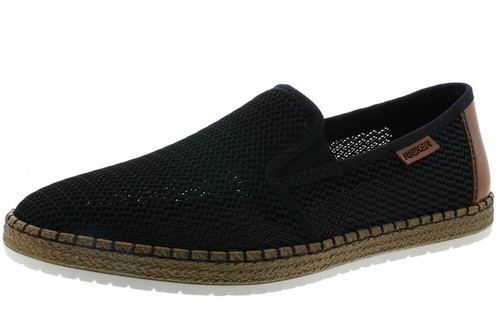 Rieker herren slipper schwarz - rieker,