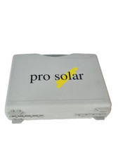 Pro Solar Transport Koffer Hellgrau Maße ca. 45x32x10 Kunststoff