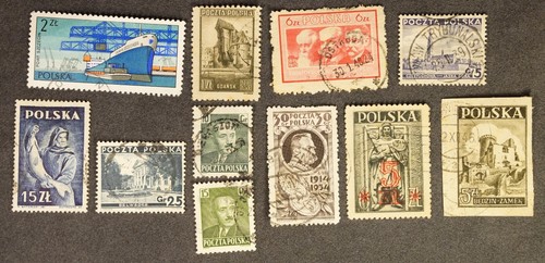 Polen historische briefmarken - polen,
