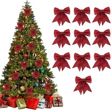 10 Stück Schleifen Rot