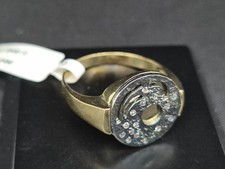Gold 333 8kt Ring mit Silber
