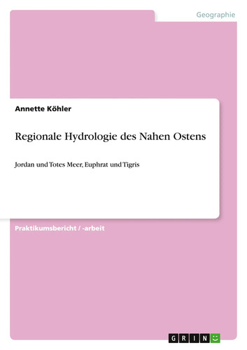 Regionale hydrologie des - hydrologie, nahen