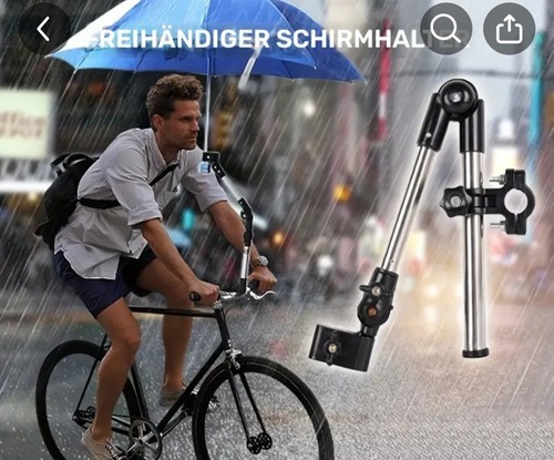 Fahrrad regenschirm halter - fahrrad,