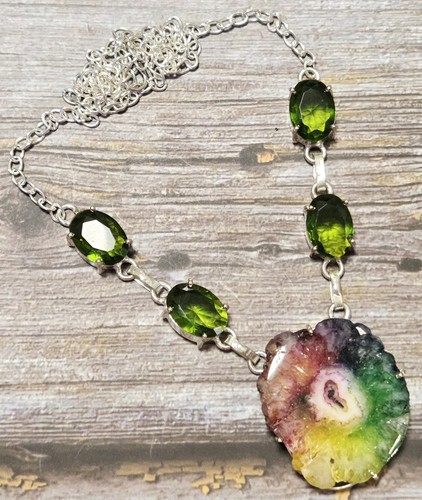 Regenbogen solar quarz peridot - regenbogen, quarz/peridot