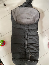 FILLIKID Winter-Fußsack, anthrazit/Futter grau + Rassel gratis ´