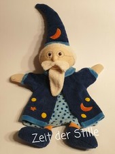 STERNTALER Handpuppe / Schmusetuch Zauberer blau Mond Stern 🌟  Kasperletheater
