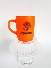Jägermeister Tee/Kaffee Glas Henkelbecher Tasse orange/schwarz Hirsch Deer Mug