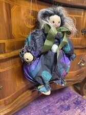 Marionette Puppe Clown, Hexe