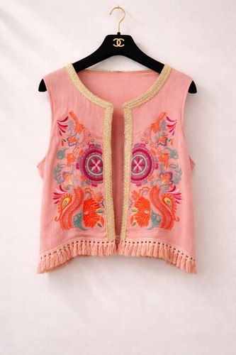 Boho stickerei weste - boho, ethno