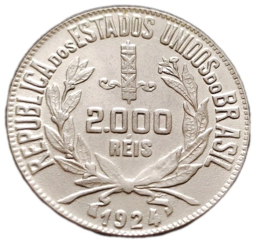 Brasilien 2000 reis - 2000, 1924