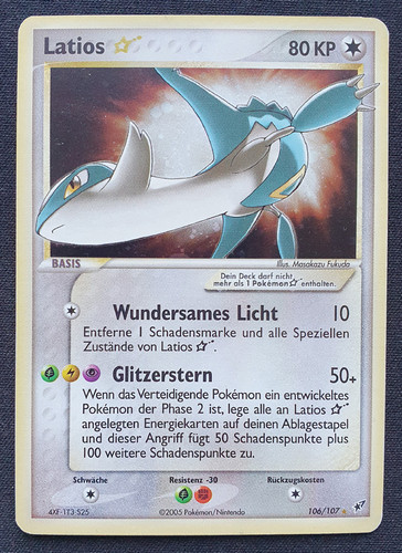 Latios gold star deoxys - star, ex