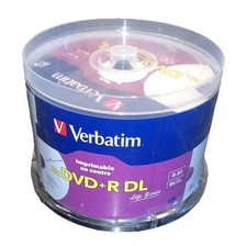 VERBATIM 8X Blank DVD+R DL