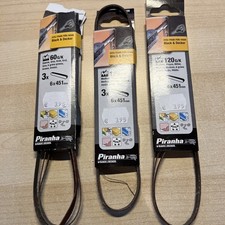 Schleifbänder 6x451 mm Je 3x3 Stück 60, 120, 120 Körnung für Black U. Decker