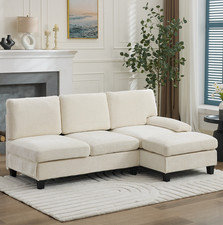 194cm Gepolstertes Ecksofa