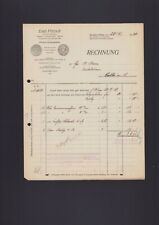 DRESDEN-LÖBTAU, Rechnung 1920, Emil Pötzsch Gummi Guttapercha