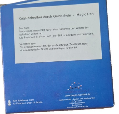 Kugelschreiber durch