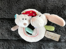 MY FIRST NICI PÄRCHEN GREIFLING HASE TILLI &BÄR TAPS RASSELARMBAND #420
