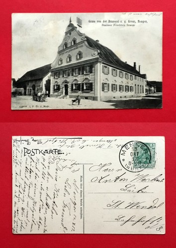 Mengen württemberg 1913 - ak,