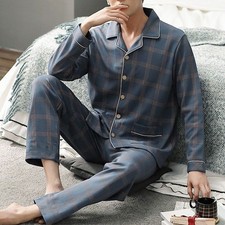 Herren Pyjama langarm